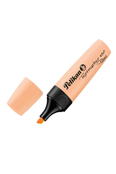 Pelikan 490 قلم تمييز بألوان الباستيل برتقالي