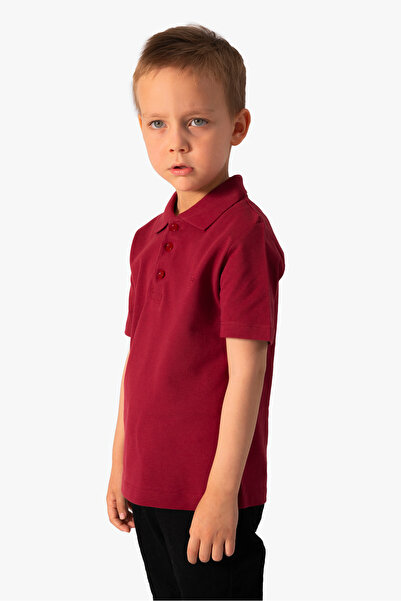 YUSALİ 100% BUMBAC, MATERIAL SUBȚIRE, CULOARE ROȘU CLAR, TRICOU ȘCOLAR CU GUL...