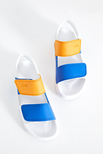 Vicco Krixi Lightweight Men's Preschool White/Sax Blue Sandals