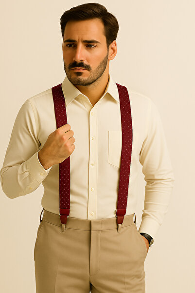 Çantachım شماعة بنطلون رجالي بلون سادة