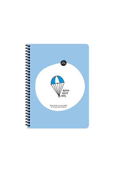 KESKİN COLOR Hisli Şeyler 18,5*25cm Spiralli 80 yp. PP Kapak Kareli Defter- "...