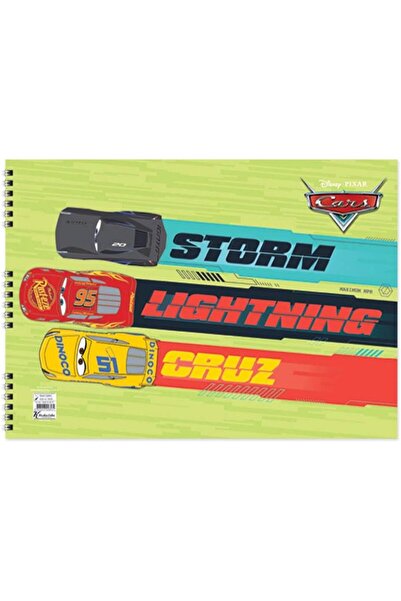 KESKİN COLOR Cars 25X35Cm 15Yp Spiral Picture Notebook / 300215-33