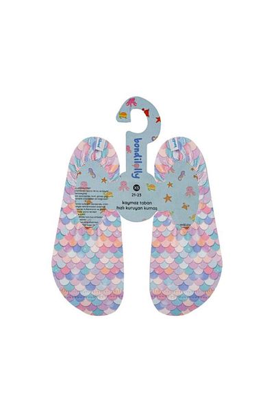 Bondilolly Non-Slip Sequin Patterned Children's Sea Shoes - 1