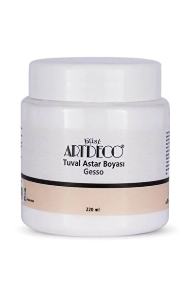 Artdeco Gesso 220ml Tuval Astar Boyası Beyaz / Y-85N- 930
