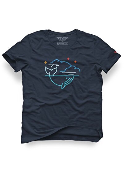 Tarrzzcom تي شيرت بتصميم الليل والحوت