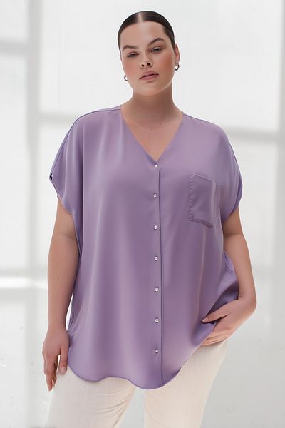 Hanezza Bluză elegantă cu jumătate de mânecă - Femei Dimensiuni Plus, Colecția Hanezza Plus