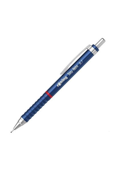 Rotring Tikky Retro 0.7mm Mekanik Kurşun Kalem Metalik Mavi / 2202569
