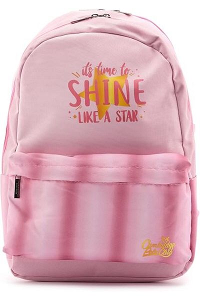Cambridge Polo Club Shine Star Double Main Compartment Unisex Children's Primary School Backpack Pink / Cpo4087.00