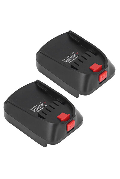 Choice1 محول بطارية من قطعتين للاستخدام مع بطارية ليثيوم أيون 18 فولت من بوش BAT618 في أداة كهربائية منزلية تعمل بالليثيوم