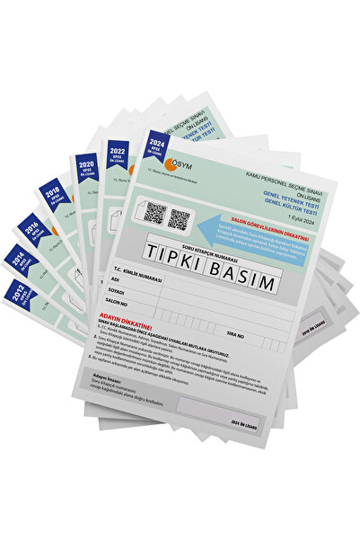 KARA KUTU YAYIN 2026 Kpss Ön Lisans Ösym Çıkmış Soru Tıpkı Basım 7li Deneme Paketi Türkiye Geneli Dijital Çözümlü