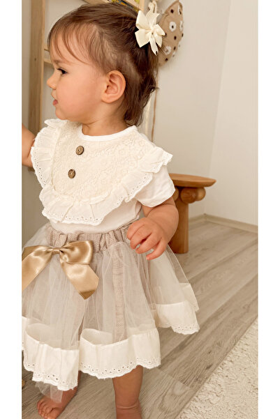 aysskids Parla Baby Girl Tutu Eid Birthday Vintage Princess Skirt Eid Suit