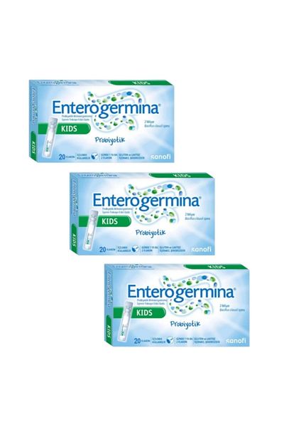 Enterogermina Kids 5 ml 20 Vials X 3 Pieces Happy Child Package -Kofre