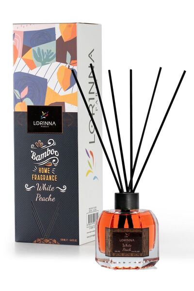 Lorinna Paris Şeftali Bambu Çubuklu Oda Kokusu 130 ml