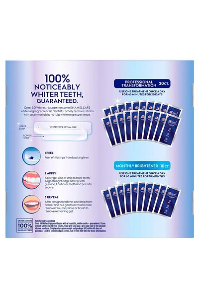 CREST 3D Whitestrips Professional Brightening Set