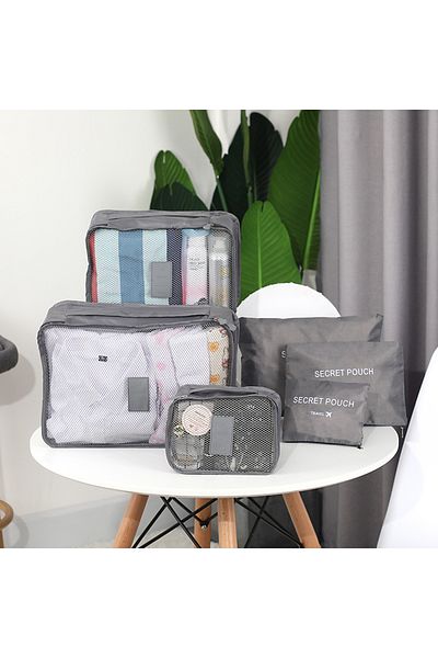 miraza Set 6 Organizatoare pentru Calatorie, Ideale pentru Valiza, Troler, Marimi Diferite