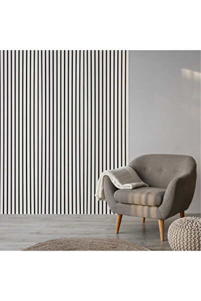 dekobase Açık Gri 100x270cm Yeni Nesil Akustik Ahşap Duvar Paneli