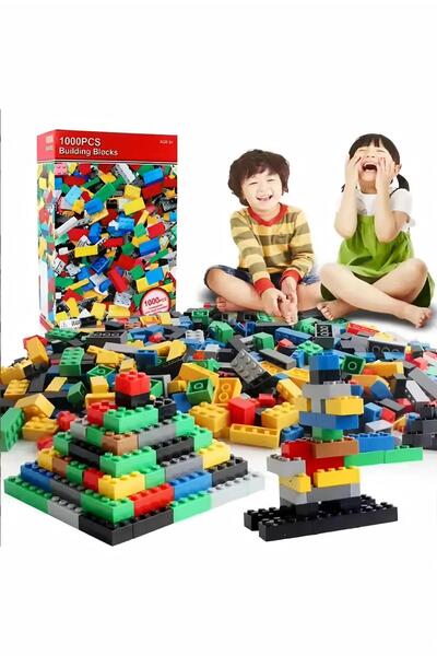 Generic مجموعة مكعبات بناء من 1000 قطعة، مجموعة مكعبات بناء MOC، صندوق ألعاب مكعبات بناء للأطفال