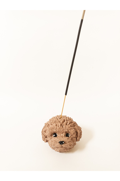 ABAD.HANDMADE Poodle Köpek Figürü Çubuk Tütsülük