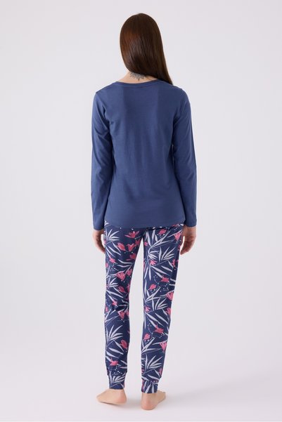 Pierre Cardin İkili Pijama Takım Mor - Süprem - 2Li Takım