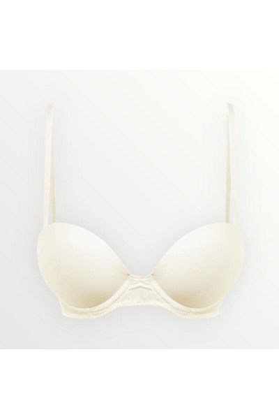 ELOSH BOUTIQUE String Strap Extra Padded/Push-Up Tshirt Bra Knitted Bra