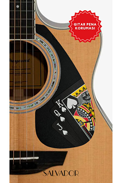 SALVADOR Pickguard Akustik Gitar Kendinden Yapışkanlı (Pena Korumalığı)