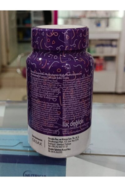 Ocean Orzax OCEAN SMART GUMMIES MULTİVİTAMİN 60 ADET ÇİĞNENEBİLİR JEL FORM