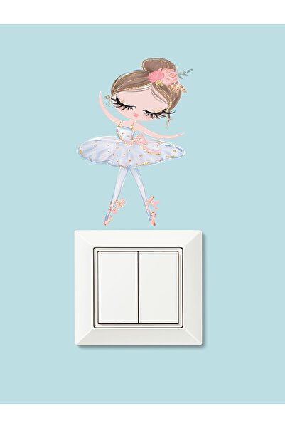 aiki Mavi soft  Balerin, çocuk odası piriz üstü süsleme