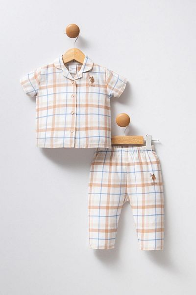 U.S. Polo Assn. U.S.Polo Baby Girl Pajama Set, 100% Cotton / 100% Cotton