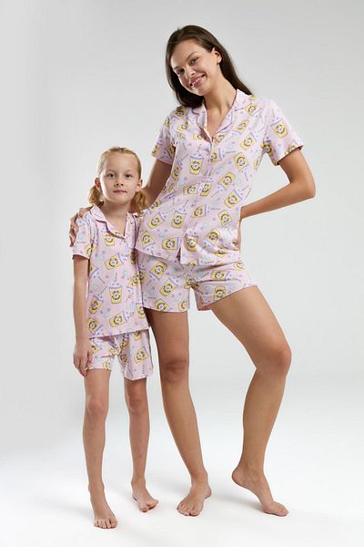 Rolypoly Mother Daughter Child Shorts Set 100% Cotton / 100% Cotton