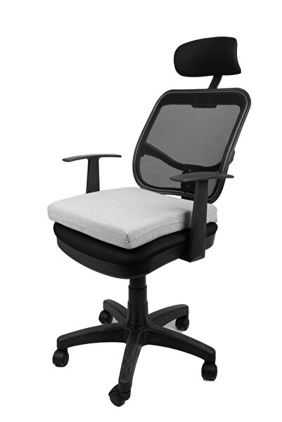 Viscomina Ortopedik Oturma Minderi Kare Minder Gri 40x40x8 Cm