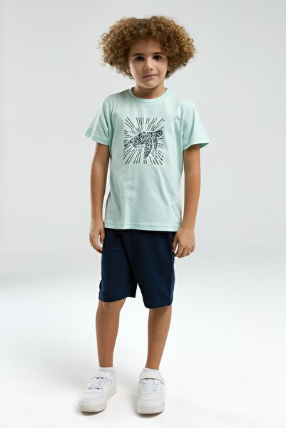 Arnetta %100 Pamuk Baba Oğul Şortlu Takım, Baba Ve Çocuk Pijama Ayrı Ayrı Fiyatlandırılır