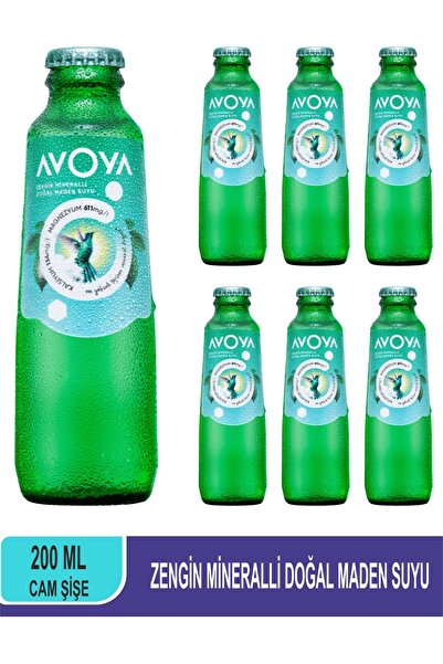 AVOYA Zengin Mineralli Doğal Maden Suyu 200 ML x 6