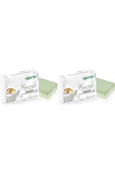 Agarta Handmade Natural Soap 150Gr Turkish Bath (Set of 2)