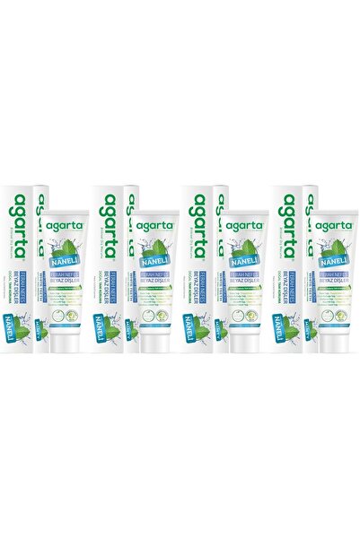 Agarta Doğal Diş Macunu 100ML Naneli (4 Lü Set)
