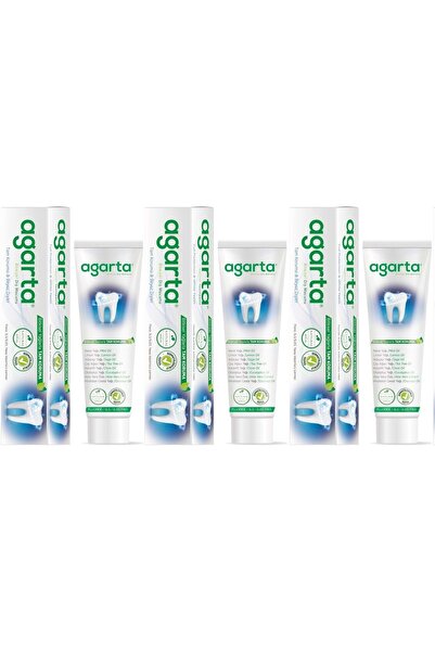 Agarta Doğal Diş Macunu 100ML Bitki Özlü (3 Lü Set)