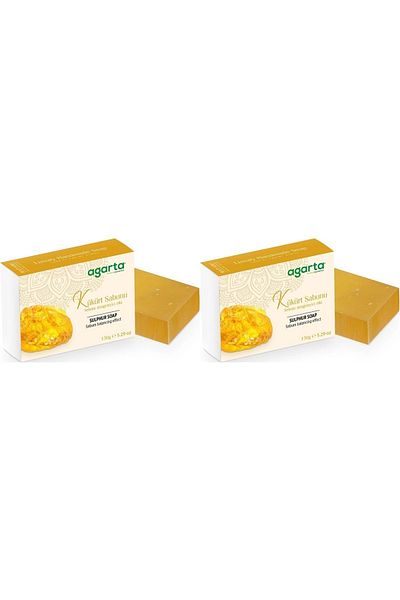 Agarta Handmade Natural Soap 150Gr Sulfur (Set of 2)