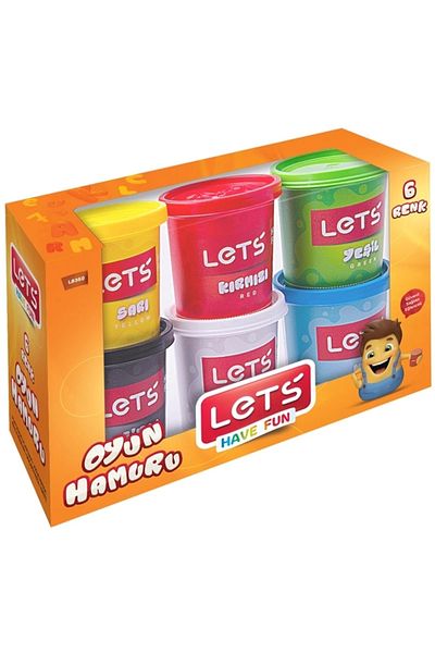 Lets 6 Colors Play Dough 690 Gr