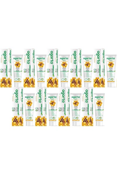 Agarta معجون أسنان طبيعي 100 مل مع البروبوليس (مجموعة من 9)