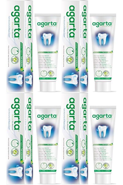 Agarta Doğal Diş Macunu 100ML Bitki Özlü (4 Lü Set)