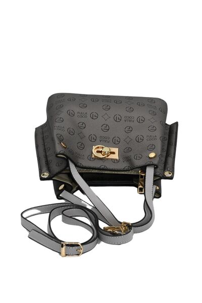 Morpelikan Platinum Monogram Women's Shoulder and Hand Bag - Three Compartments