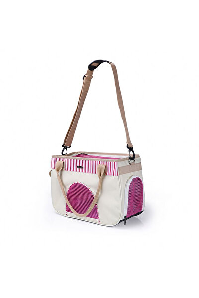 Mixpet Kedi Küçük Irk Köpek Taşıma Çantası Bej 50x19x30 Cm