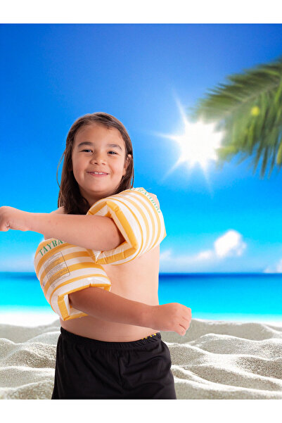 TAYBAMBoo أكمام سباحة مضحكة مناسبة لجميع الأعمار، زوجان من أكمام السباحة للأطفال، أكمام سباحة بحرية