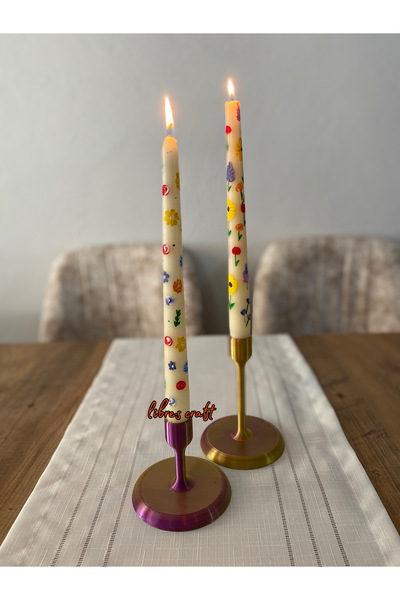 librescraft 3d Hediyelik Ev, Ofis Dekoratif Şamdan Mumluk