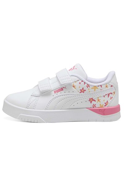 Puma Jada Funky Flowers V PS 400894-02 Çocuk Spor Ayakkabı BEYAZ