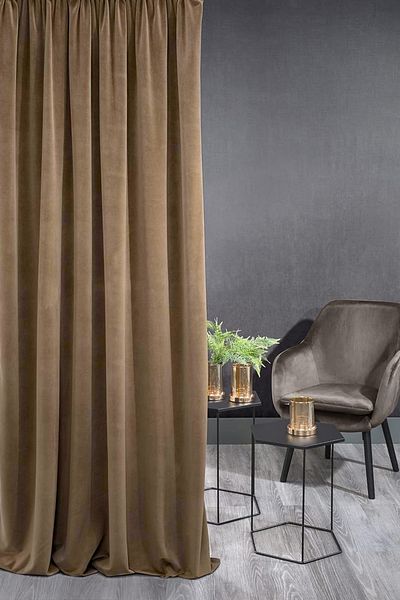 NS Ehli Tacir Βιζόν Velvet Fabric Extrafor Drawstring Κουρτίνα μονής πτερύγιος νέας σεζόν