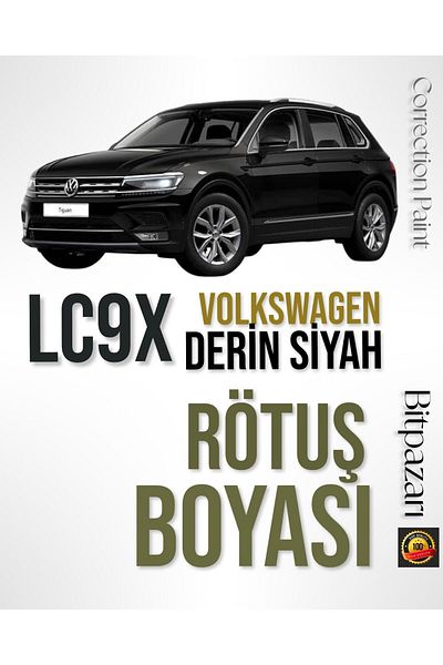 Flea Market Lc9X - Deep Black - Volkswagen Professional Touch up Paint - Stone Mark and Scratch Remover
