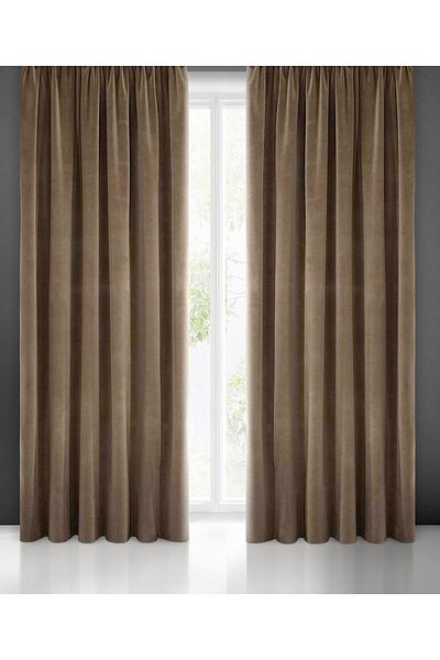 NS Ehli Tacir Βιζόν Velvet Fabric Extrafor Drawstring Κουρτίνα μονής πτερύγιος νέας σεζόν