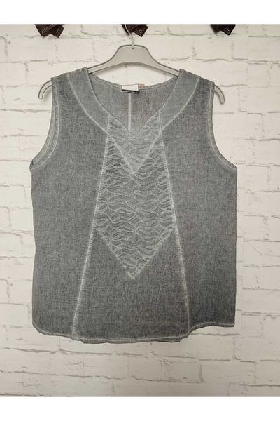 anne moda ankara Oversize, 100% Cotton, No Lycra, Sleeveless. Full Summer, Anti-Sweat, Buluz