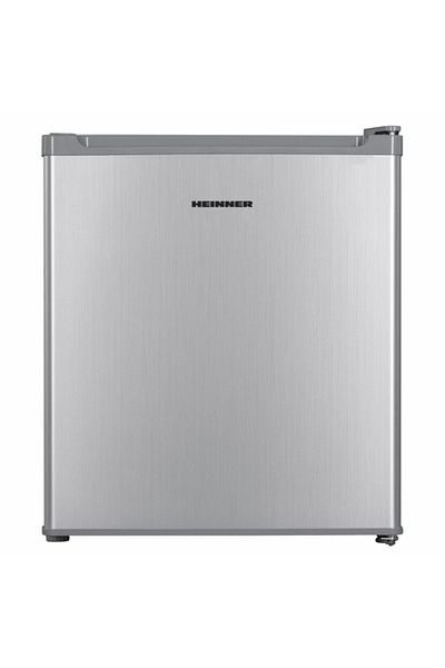 Heinner Frigider Mini-bar - 41l, Termostat Mecanic, Usa Reversibila, Zgomot Redus, Clasa E, Argintiu