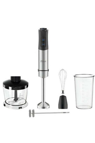 Zilan Mixer Vertical 5 in 1 Zilan - 1200W, 12 Viteze, Turbo, Afisaj Digital, Inox - ZLN3939